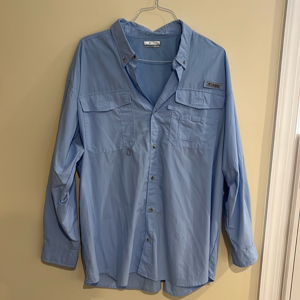 Men’s Columbia PFG long sleeve fishing shirt XXL